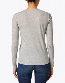 Back image thumbnail - Vince - Heather Grey Essential Tee