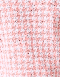 Fabric image thumbnail - Amina Rubinacci - Orvieto White and Pink Houndstooth Jacket 