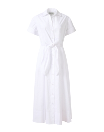 Asbury White Cotton Shirt Dress