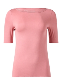 Product image thumbnail - Majestic Filatures - Pink Elbow Sleeve Top