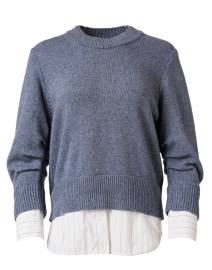 Raya Slate Blue Looker Sweater