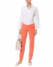 Coral Tapered Straight Leg Stretch Cotton Jean