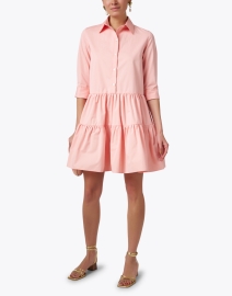 Look image thumbnail - Fabiana Filippi - Pink Cotton Shirt Dress