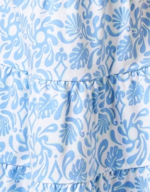 Fabric image thumbnail - Sail to Sable - Blue Floral Print Tunic Dress