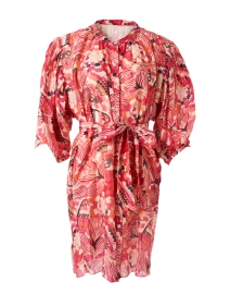 Product image thumbnail - Chufy - Ziggy Pink Print Cupro Voile Dress