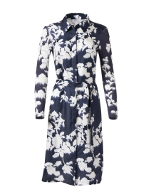 Nolana Navy Floral Shirt Dress