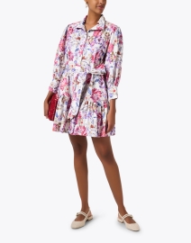 Look image thumbnail - Christy Lynn - Emi Multi Floral Print Shirt Dress