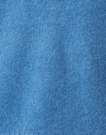 Fabric image thumbnail - White + Warren - Blue Cashmere Henley Top
