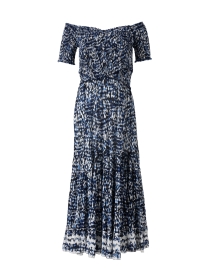Soledad Blue Print Maxi Dress