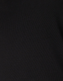 Fabric image thumbnail - Vince - Black Cotton Jersey Turtleneck Top