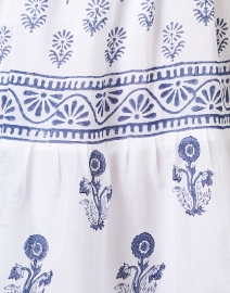 Fabric image thumbnail - Bella Tu - Ophelia White and Navy Print Dress