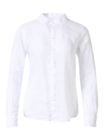 Product image thumbnail - CP Shades - Romy White Linen Shirt