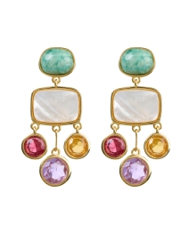 Parade Pearl and Multi Stone Drop Earrings