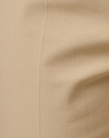 Fabric image thumbnail - Piazza Sempione - Audrey Tan Stretch Cotton Capri Pant