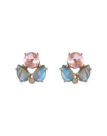 Product image thumbnail - Atelier Mon - Rosaline and Labradorite Stud Earrings
