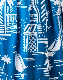 Fabric image thumbnail - Samantha Sung - Audrey Sea Blue Print Dress