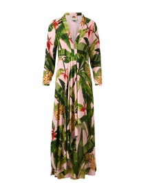 Farm Rio - Pink Tropical Print Dress