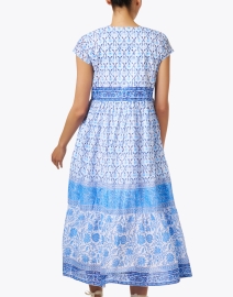 Back image thumbnail - Bella Tu - Naomi Blue Floral Dress