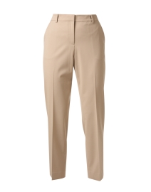 Product image thumbnail - Lafayette 148 New York - Clinton Taupe Wool Ankle Pant
