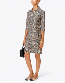 Sloane Mini Leopard Henley Dress