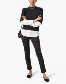 Look image thumbnail - Brochu Walker - Stella Dark Grey Wool Cashmere Looker Sweater