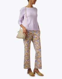 Look image thumbnail - White + Warren - Lilac Cashmere Sweater