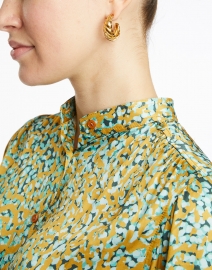 Jennifer Behr - June Gold Textured Hoop Earrings