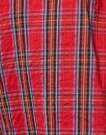 Fabric image thumbnail - Finley - Laine Red Plaid Shirt Dress