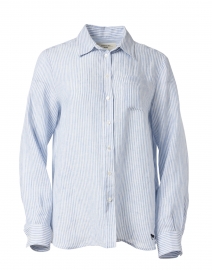 Molo Blue and White Stripe Shirt