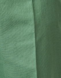 Fabric image thumbnail - Weekend Max Mara - Zircone Green Cotton Linen Pant