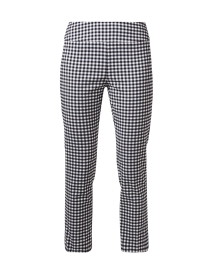 Navy and White Gingham Pull On Pant