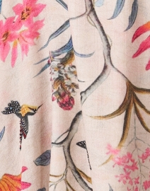 Fabric image thumbnail - Janavi - Multi Floral Embellished Scarf
