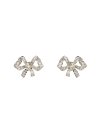 Crystal Mini Bow Stud Earrings