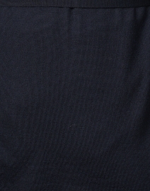 Fabric image thumbnail - Max Mara Studio - Tuc Navy Wool Cardigan