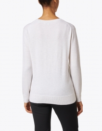Back image thumbnail - Vince - Weekend Off White Cashmere Sweater