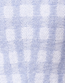 Fabric image thumbnail - Amina Rubinacci - Martina White and Blue Check Blazer