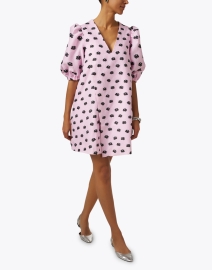 Look image thumbnail - Stine Goya - Brethel Pink Textured Jacquard Dress