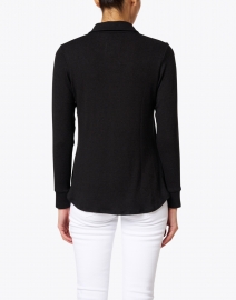 Back image thumbnail - Southcott - Eastdale Black Cotton Modal Shirt