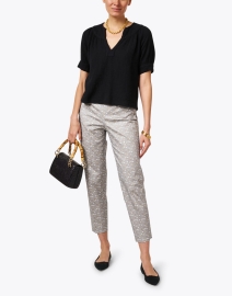 Look image thumbnail - Honorine - Frida Black Cotton Gauze Top