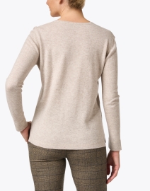 Back image thumbnail - Kinross - Beige Cashmere Sweater