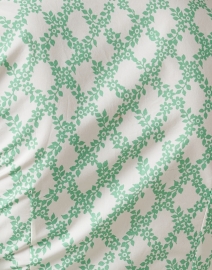 Fabric image thumbnail - Loretta Caponi - Francesca Green Print Cotton Top