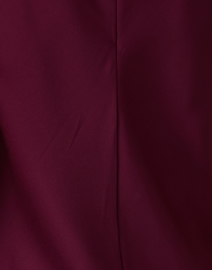 Fabric image thumbnail - Vince - Burgundy Draped Silk Blouse