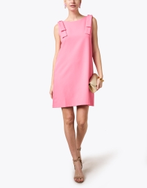 Look image thumbnail - Abbey Glass - Pink Bow Shift Dress 