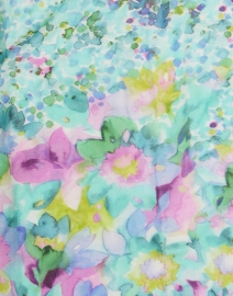 Fabric image thumbnail - Kinross - Multi Floral Print Silk Cashmere Scarf