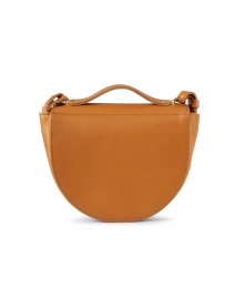 Back image thumbnail - Clare V. - Elodie Tan Leather Crossbody Bag