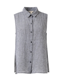 Product image thumbnail - Eileen Fisher - Black and White Gingham Shirt