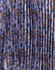 Fabric image thumbnail - Vince - Purple Floral Pleated Dress