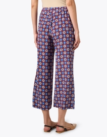 Back image thumbnail - Weekend Max Mara - Eusebio Multi Print Silk Pant