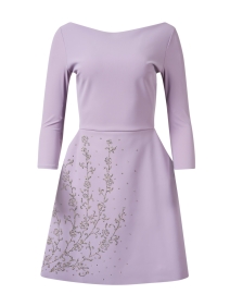 Product image thumbnail - Chiara Boni La Petite Robe - Aldoio Purple Embellished Dress