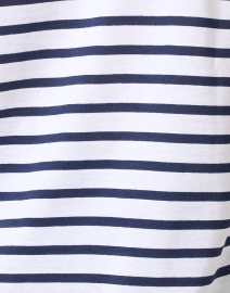 Fabric image thumbnail - Saint James - Minq White and Navy Striped Top